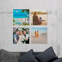 4 Pack of 20 x 20cm (8 x 8in) Canvas incl Delivery