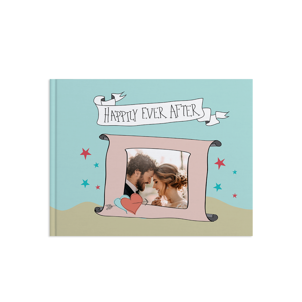 Wedding Handdrawn 22cm x 28cm Landscape Photobook