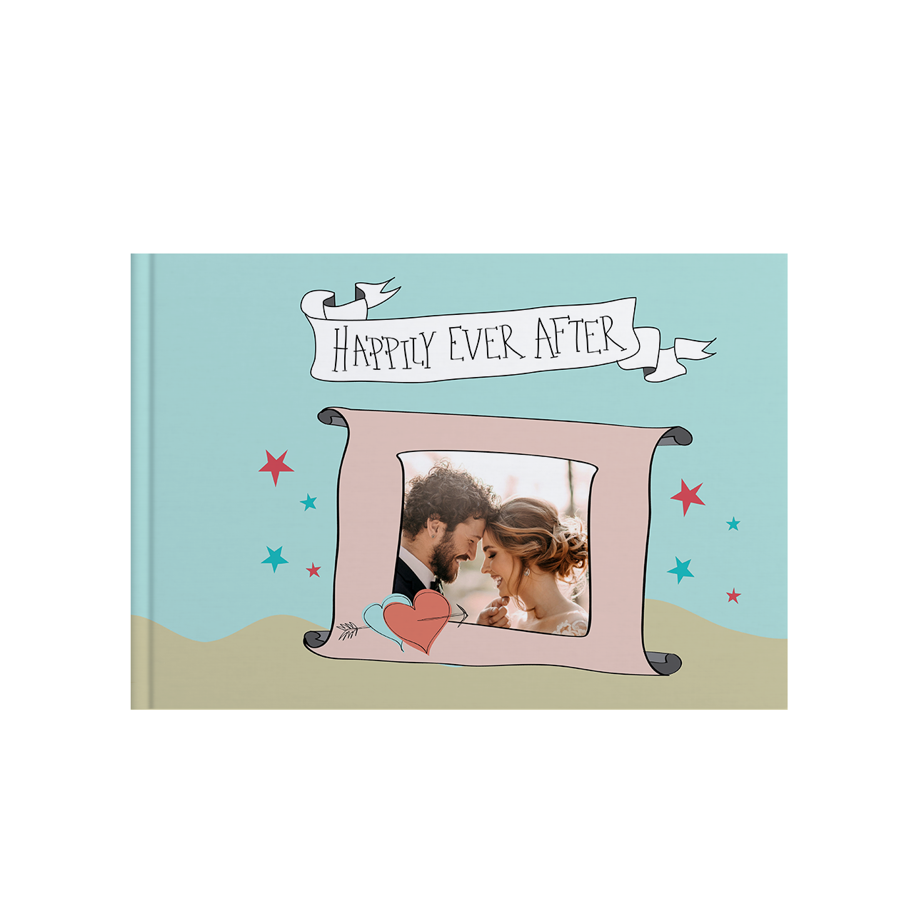 Wedding Handdrawn A4 Landscape Photobook